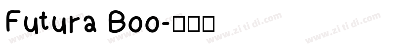 Futura Boo字体转换